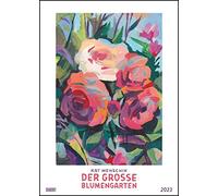 Kat Menschik: Der große Blumengarten 2023 - Poster-Kalender - Spiralbindung - Format 50 x 70 cm