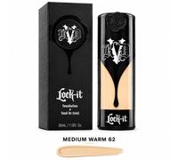 Kat Von D Lock-It Foundation 30ml - Medium Warm 62, Transfer-Resistant