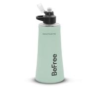 Katadyn BeFree AC 1L Soft Water Filter Bottle - Green, Ultralight & Collapsible Flask, First-of-Its-Kind Activated Carbon Filter Improves Taste & Odors, Ideal for Hiking, Travel, Sports & Emergencies