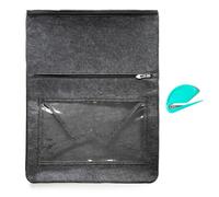 Katai - Letter Box Catcher Bag Universal Fit - Grey Felt Mail Slot Catcher Bags for Front Door - Complete with Letter Opener