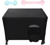 Katai - Premium Pack N Play Blackout Canopy Tent - Travel Accessories for Crib Cover - with 2 Baby Safety Locks