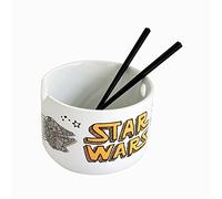 Katalyst Licensing & Promotions Star Wars Ramen Bowl and Chopsticks Space Chase Millenium Falcon Tie Fighter X-Wing