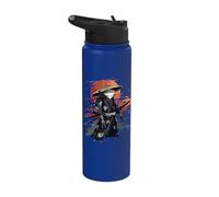 Katana Frog Samurai Frog Toad Stainless Steel Insulated Water Bottle