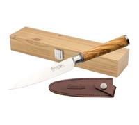 Katana Saya Olive Wood 12cm Utility Knife, Japanese 67-Layer VG-10 Damascus Stainless Steel, Olive Wood Handle, Kitchen Knife