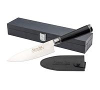 Katana Saya Pakkawood 15cm Chef's Knife, Kitchen Knife, Japanese 67-Layer VG-10 Damascus Stainless Steel, Black Pakkawood Handle
