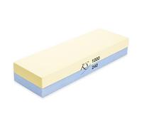 Katana Saya Whetstone Sharpening Kit, Combination Coarse/Medium, 240/1000 Grit, Non-Slip Base, Levelling Stone and Cloth, Knife Sharpener
