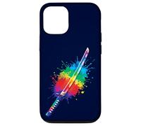 Katana Splash Art - Japanese Sabres Design Samurai Art Case for iPhone 12/12 Pro