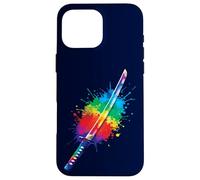 Katana Splash Art - Japanese Sabres Design Samurai Art Case for iPhone 16 Pro Max