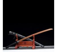 Katana Sword,Wooden Katana,Handmade Wooden Samurai Sword with Sheath 103cm Bokken for Display,Cosplay Collection and Kendo Training(Color:I)