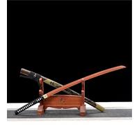 Katana Sword,Wooden Katana,Handmade Wooden Samurai Sword with Sheath 103cm Bokken for Display,Cosplay Collection and Kendo Training(Color:B)
