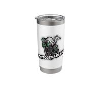 Katana Warrior Proud 80th Birthday Octogenarian Stainless Steel Insulated Tumbler