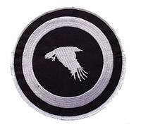 Katatonia - Symbol Fall Of Hearts iron-on patch, round, 9 x 9 cm