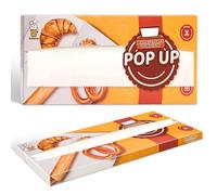 Katbite 135Pcs 10x15 Inch Pop-Up Parchment Paper Sheets, Pre-Cut Heavy Duty Baking Parchment Paper Sheets, Pop-Up Paper Dispenser Box for Kitchen Cooking Space-Saving