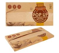 katbite 135Pcs 45 GSM Pop-Up Parchment Paper Sheets, Heavy Duty & Non-Stick,10x15 in Pre-Cut Unbleached Parchment Paper for Baking for Cooking Wrapping Space-Saving