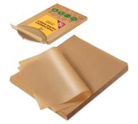 Katbite 9x13 Inch (23x33 cm) Parchment Paper, 200 Pcs Heavy Duty Precut Baking Paper Sheets, Non-Stick Extra Strong Liners for Baking Cookies, Bread, Meat and Pizza