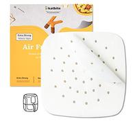 katbite Heavy Duty Air Fryer Liners 120 Pcs, 8.5 Inch (21.5cm) Perforated Parchment Paper for Air Fryer, Extra Strong, Non-Stick