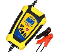 KATBO Battery Charger 12V/6A 2A 24V/3A Trickle Charger 12V Lead-acid Battery Charger for Car Motorcycle Boat Marine Lawn Mower Wet AGM Gel Lead Acid (2A/3A/6A 6V/12V/24V)