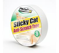 Katcha PetsLuv Cat Scratch Tape - Double-Sided Anti Scratch Furniture Protector, Economic Roll for Flexible Use, Safeguard Your Furniture with Ease Huge 20m Roll