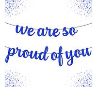 KatchOn, Felt We are So Proud of You Banner - 8 Feet, No DIY | Graduation Decorations 2025 | Graduation Decorations Class of 2025 | We are So Proud of You Sign for Air Force Decorations for Party