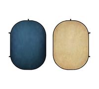 Kate 1.5x2m Blue/Beige Foldable Backdrop Double Sided Collapsible Backdrop Collapsible Background Pop Up Photo Backdrops Photo Studio Props