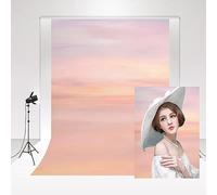 Kate 10x10ft/3x3m Photography Backdrop Dusk Sky Sunset Glow Photo Studio Background for Photoshoot Art Portrait Backdrops Photography Props Live Decorative Backdrop