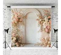 Kate 10x10ft Boho Spring Floral Arch Wedding Backdrop White Arch Door Home Decoration Background Studio Props