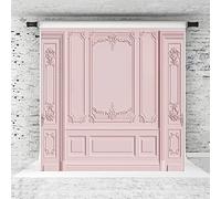 Kate 10x10ft Pink Photography Backdrop Classical-style Wall Background Background Light-pink Backdrops Microfiber Backgrounds Room Decorations Photo Studio Props