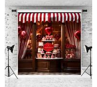 Kate 10x10ft Valentine's Day Photography Backdrops Flower Balloon Decoration Background Wedding Birthday Party Decorations Photo Booth Props