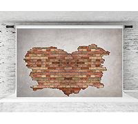 Kate 10x6.5ft Brick Wall Photography Backdrop Texture Abstract backdrops Retro Brown Backdrop Backdrop Texture Microfiber Backdrop Vintage Portrait Photography Background