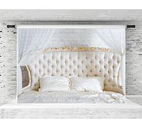 Kate 2.2x1.5m/7x5ft Bedside Background Retro literary Bedside Backdrop Microfiber for Professional Studio Family Decorative props