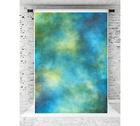 Kate 2x3m Abstract Backdrop Oil Painting Backdrops Blue Green Background for Portrait Decoration Photography Photo Studios Props