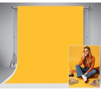 Kate 2x3m Abstract Photo Background Solid Yellow Color Photography Backdrops for Newborn Portrait Studio