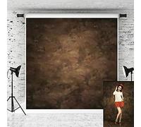 Kate 3x3m Brown Retro Photo Backgrounds - Brown Texture Backdrop for Abstract Portrait - Microfiber