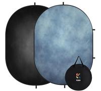 Kate 5x6.5ft(1.5x2m) Collapsible Backdrop Blue Black Pop up Backgrounds Folding Photography Backdrops Photoshoot Prop