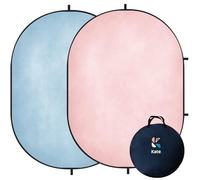 Kate 5x6.5ft(1.5x2m) Collapsible Backdrop Pink Textured Double-Sided Backgrounds Twist Flex Collapsable Photography Backdrop