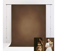 Kate 5x7ft Brown Photography Backdrop Tan Headshot Background Portrait Brown Microfiber Backdrops Photography Studio Props