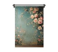 Kate 6.5x10ft/2x3m Blue Backdrop for Photography Abstract Flower Texture Fine Art Portrait Photoshoot Background Photo Video Studio Props