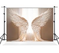Kate 7×5ft White Angel Wings Backdrop Photography Girl Adult Art Portrait Photo Background Photography Studio Prop Video
