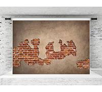 Kate 7x5ft Photography Backdrop Brick Wall Photography Backdrop Abstract backdrops Retro Brown Backdrop Backdrop Texture Microfiber Backdrop Party Backdrop Studio