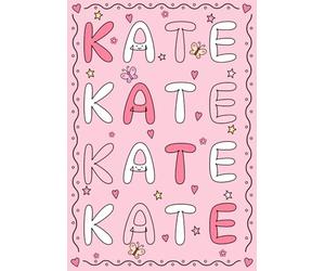 Kate: A Personalized Notebook for Those Lucky Enough to Have the World's Most Wonderful Name