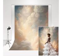 Kate Abstract Clouds Angelic Glow Photography Backdrop 1.5x2.2m/5x7ft Adult Birthday Wedding Maternity Portrait Decorative Background Photoshoot Photo Studio Props