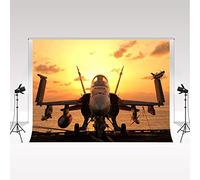 Kate Air Force Theme Collapsible Backdrop Photography 3 * 3m/10 * 10ft War Military Apocalyptic Atmosphere Decoration Cool Boy Collapsible Studio Portrait Photography Backdrop