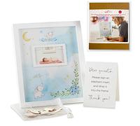 Kate Aspen 22115BL Elephant Baby Shower Little Peanut, MDF, Blue Guest Book Alternative