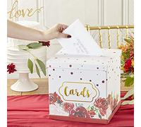 Kate Aspen 28506NA Wedding Card Box, Paper, Burgundy Blush