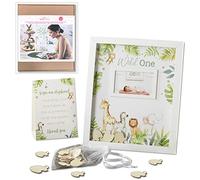 Kate Aspen Guest Book, Jungle Animal Decoration & Nursery Décor Safari Baby Shower, One Size, Alternative Guestbook