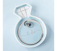 Kate Aspen "I Do" Diamond Ring Trinket Dish, Jewelry Holder/Catchall Ceramic Gift, Perfect for Bridal Shower and Party, One Size