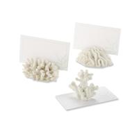 Kate Aspen Place Card Holders, Resin, White