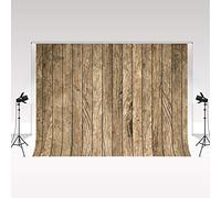 Kate Backdrop 2.2x1.5m/7x5ft Yellow Brown Wooden Floor Photo Background Retro Style Wood Backdrop Microfiber Props for Photography Studio