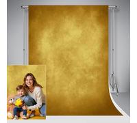 Kate Backdrops 3x3m Retro Dark Yellow Photography Backdrops Microfiber Yellow Portrait Studio Background Abstract Texture Props for Real Shooting