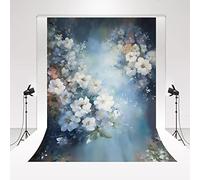 Kate Blue Flowers Wedding Backdrop 1.5x2.2m/5x7ft Vintage Princess Photo Studio Background